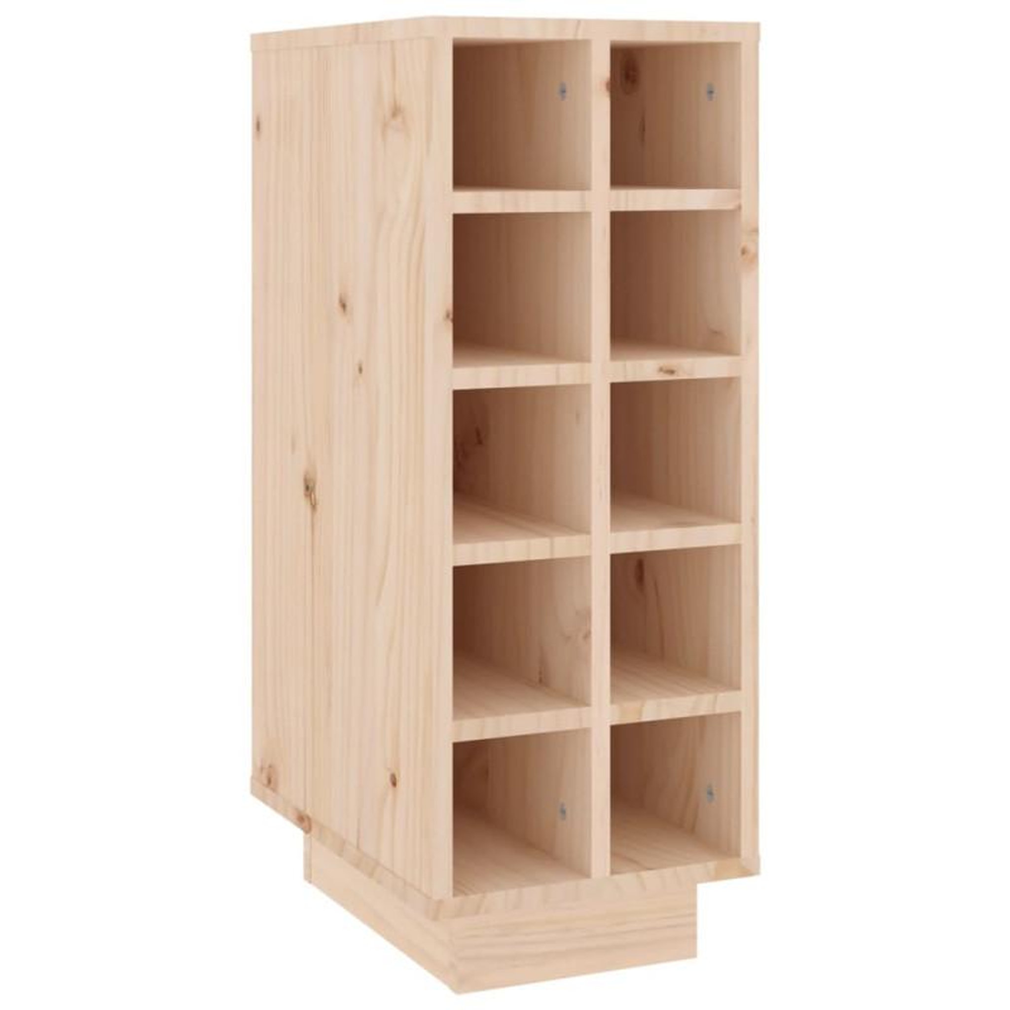 Voir la diapositive 2 : VIDAXL Armoire à vin 23x34x61 cm Bois de pin massif