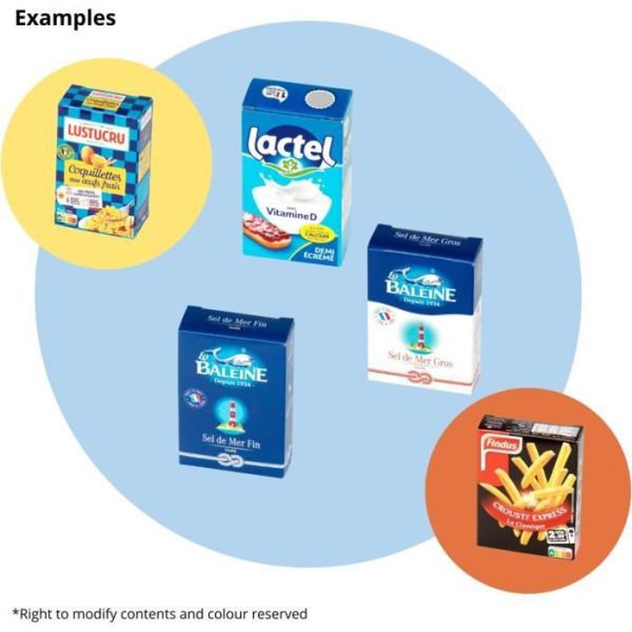 Voir la diapositive 4 : Klein Jouet d'épicerie - KLEIN - Panier a provisions en métal garni de boîtes - Garni de boîtes d'aliments factices.