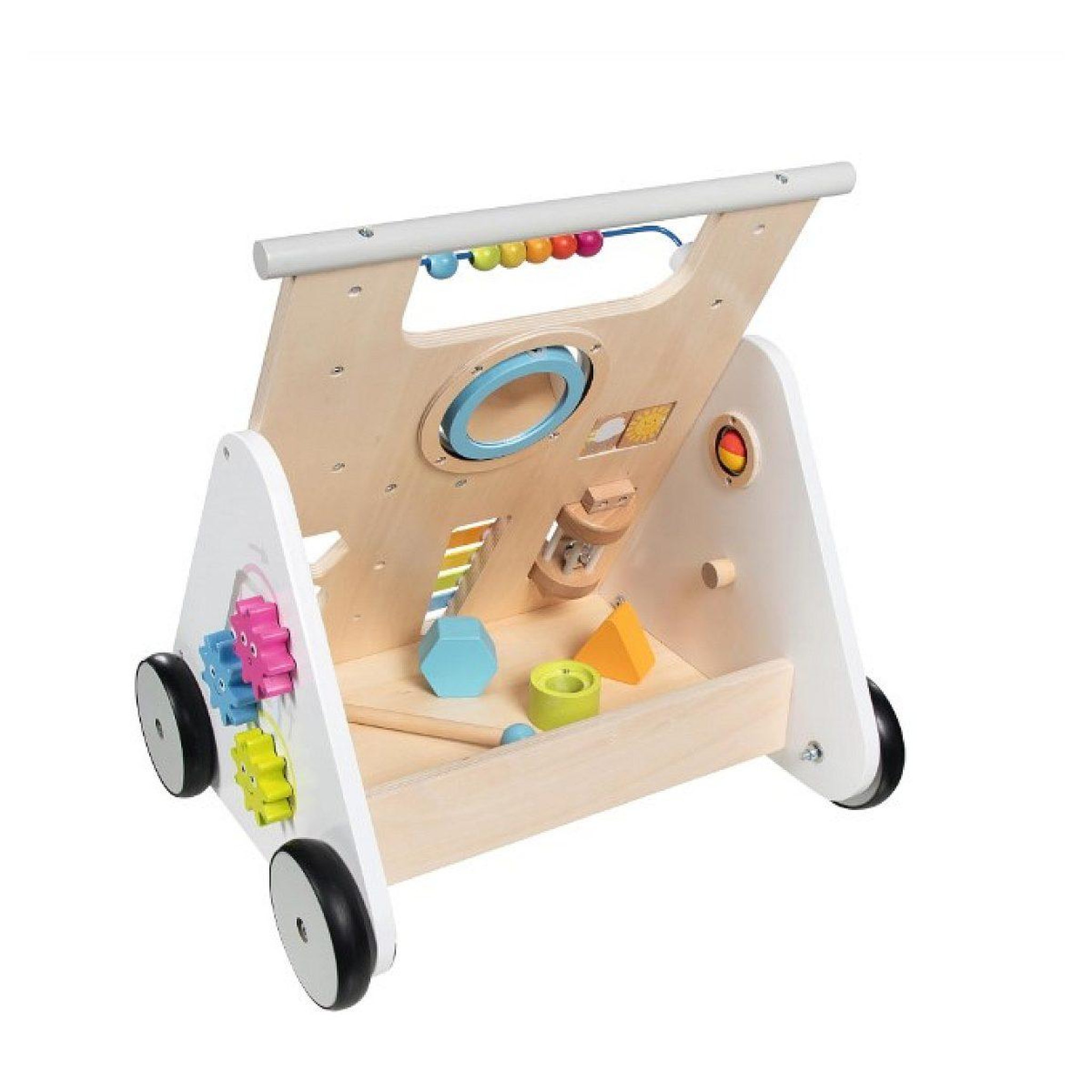 Voir la diapositive 2 : Goki Chariot de marche kiddycruiser bois