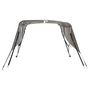 Voir la diapositive 4 : VIDAXL Toit bimini a 3 arceaux parois laterales 183x(170-182)x137 cm