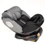 Voir la diapositive 3 : BEBELISSIMO BEBELISSIMO - Siège auto Isofix - pivotant 360 ° - groupe 0+/1/2/3 - (0-36kg) - Hellios - gris / noir