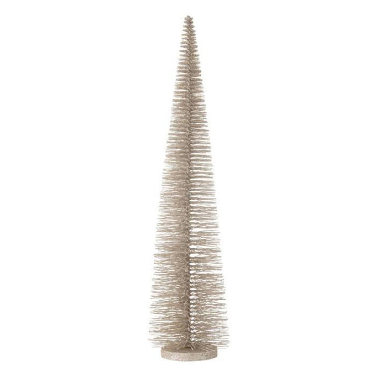 Paris Prix Sapin de Noël Déco Pailleté  Josh  61cm Grège
