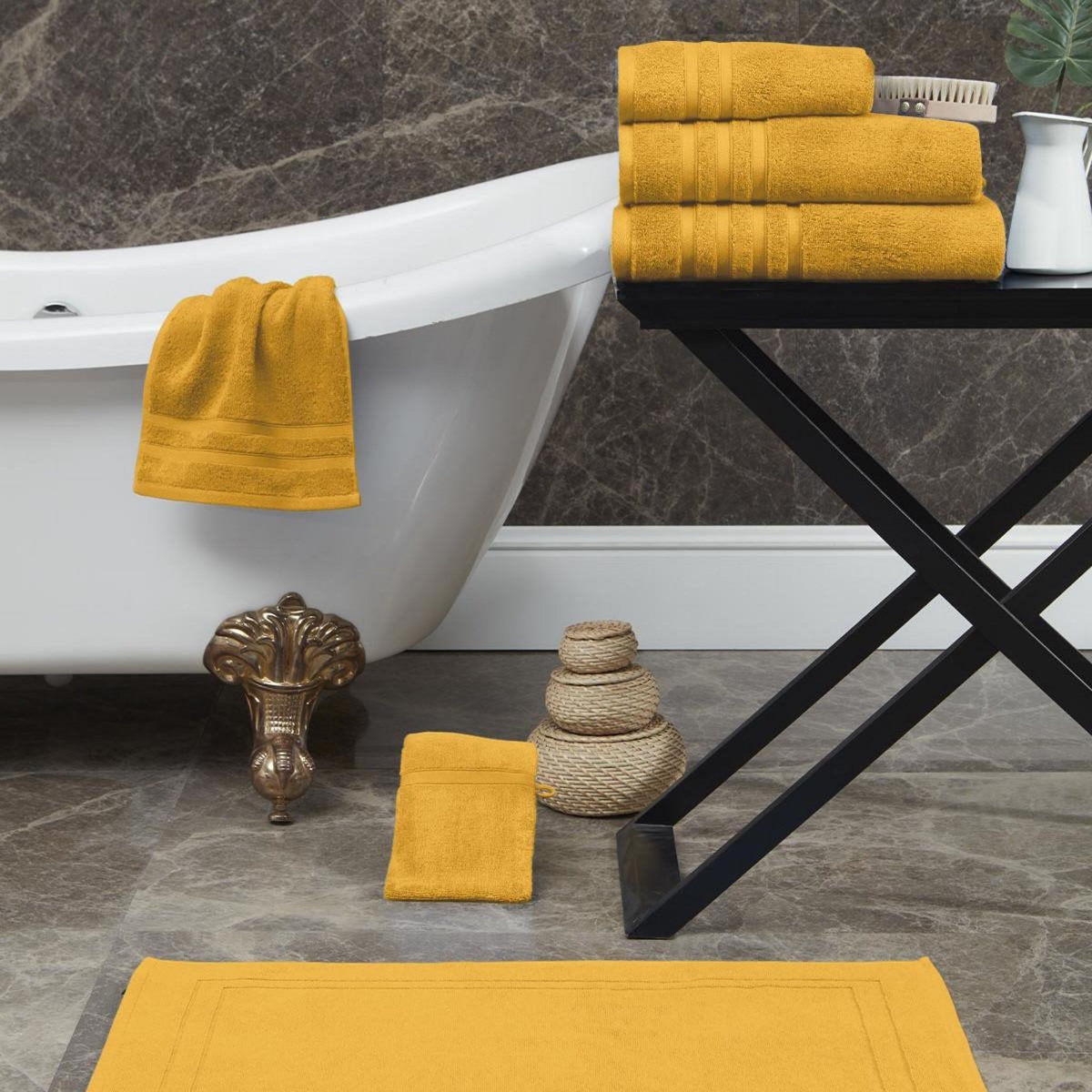 Sensei Maison Serviette de toilette 600 g/m² SENSILK - 50x100 cm