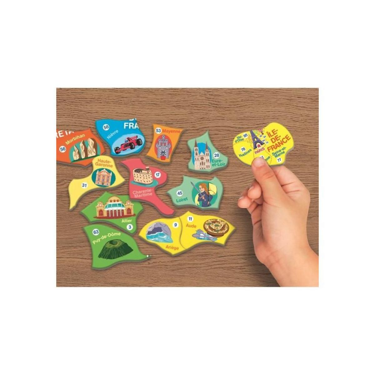 CLEMENTONI CLEMENTONI - Puzzle magnétique de la France