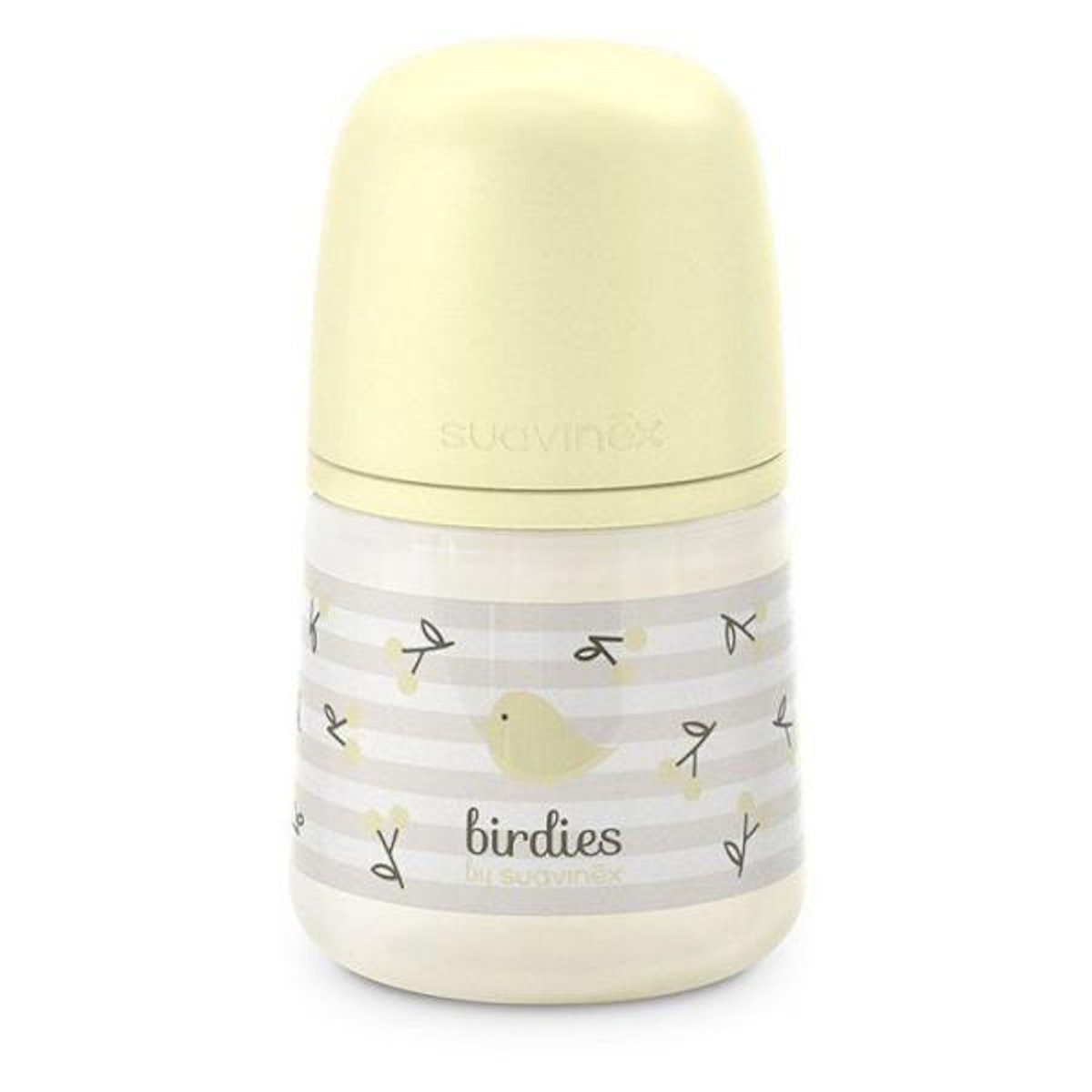 Suavinex Biberon - SUAVINEX - Birdies - Tétine SX Pro S - 150 ml - 0 a 3 mois - Beige