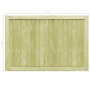 Voir la diapositive 6 : VIDAXL Portillons de jardin 2 pcs Bois de pin impregne 300x100 cm