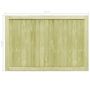 Voir la diapositive 6 : VIDAXL Portillons de jardin 2 pcs Bois de pin impregne 300x100 cm