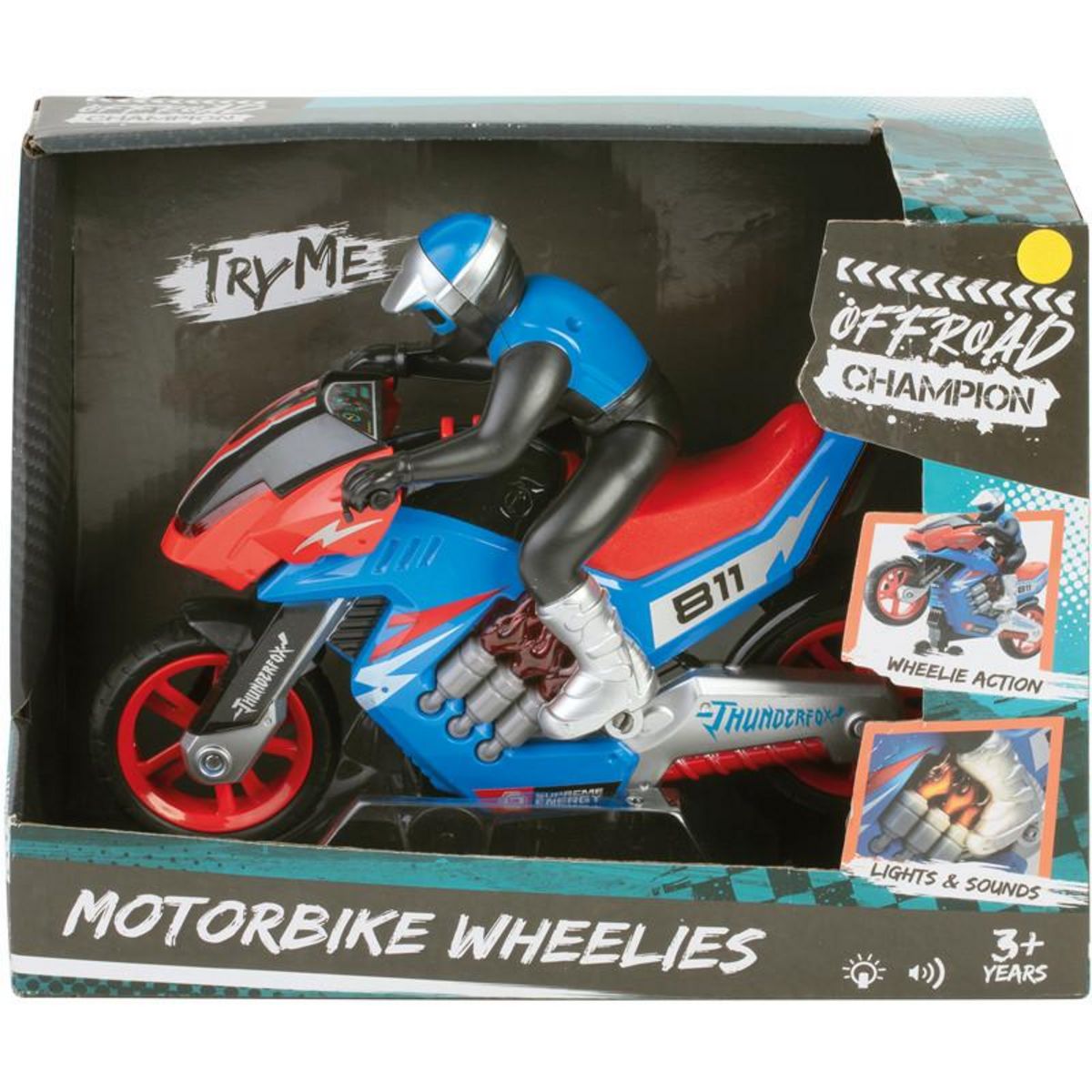 MOTO PILOTE WHEELING AVEC SON ET LUMIERE DY21245