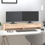 Voir la diapositive 1 : VIDAXL Support pour moniteur 100x27x15 cm Bois de pin solide
