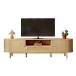 MERAX Meuble tv naturel 175 cm mdf