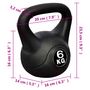 Voir la diapositive 5 : VIDAXL Kettlebell d'entraînement 6 kg