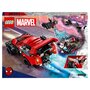 LEGO Marvel Super Heros 76244 Miles Morales vs Morbius, Jouet de Construction Spider-Man, avec Voiture de Course, Spidey et ses Amis Extraordinaires