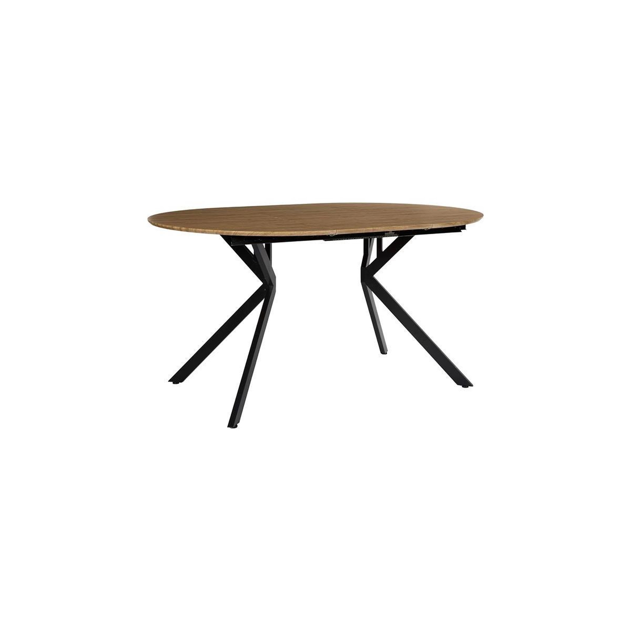 Voir la diapositive 4 : The Home Deco Factory Table à manger extensible  heritage  110-200cm marron & noir