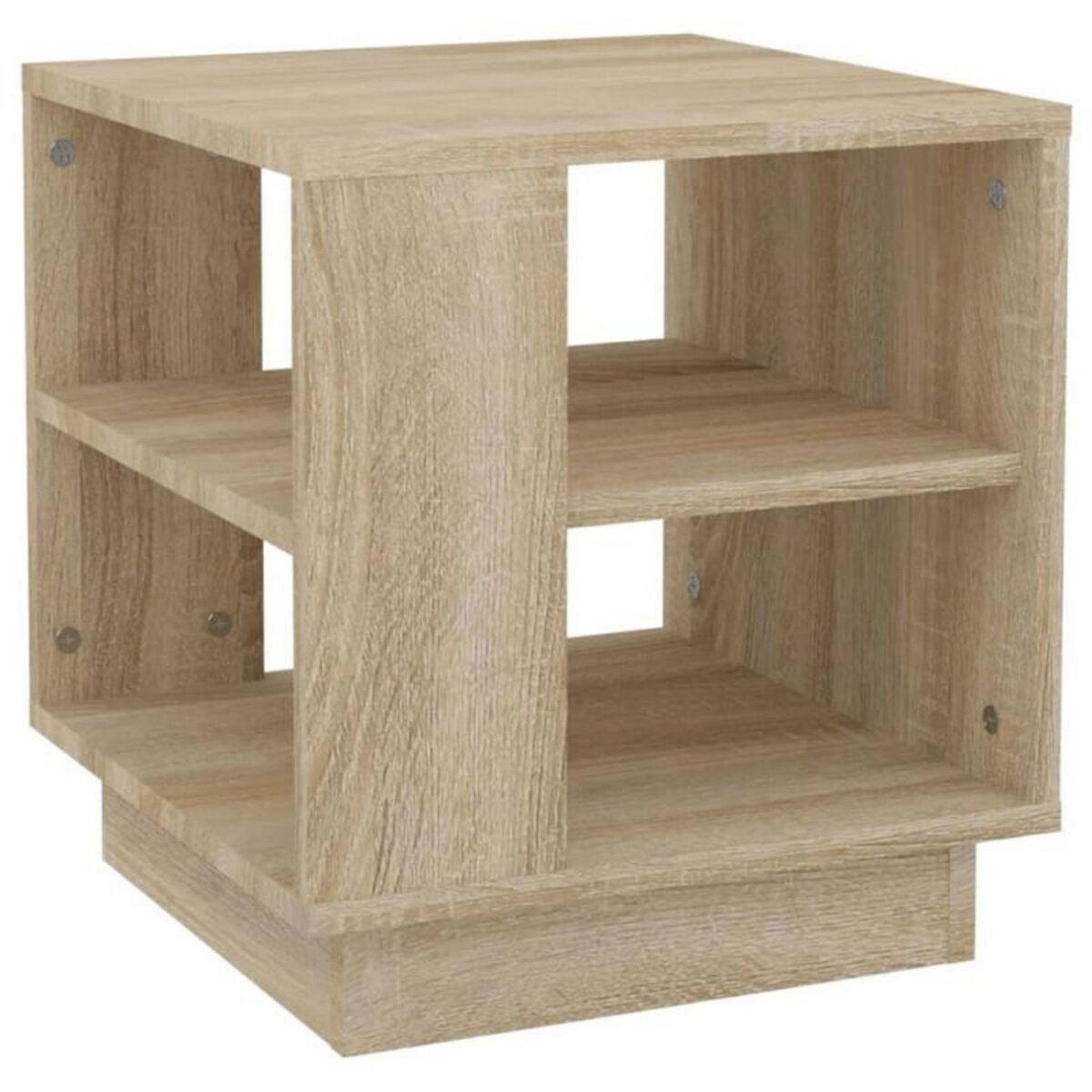 VIDAXL Table basse chêne sonoma 40x40x43 cm bois d ingénierie