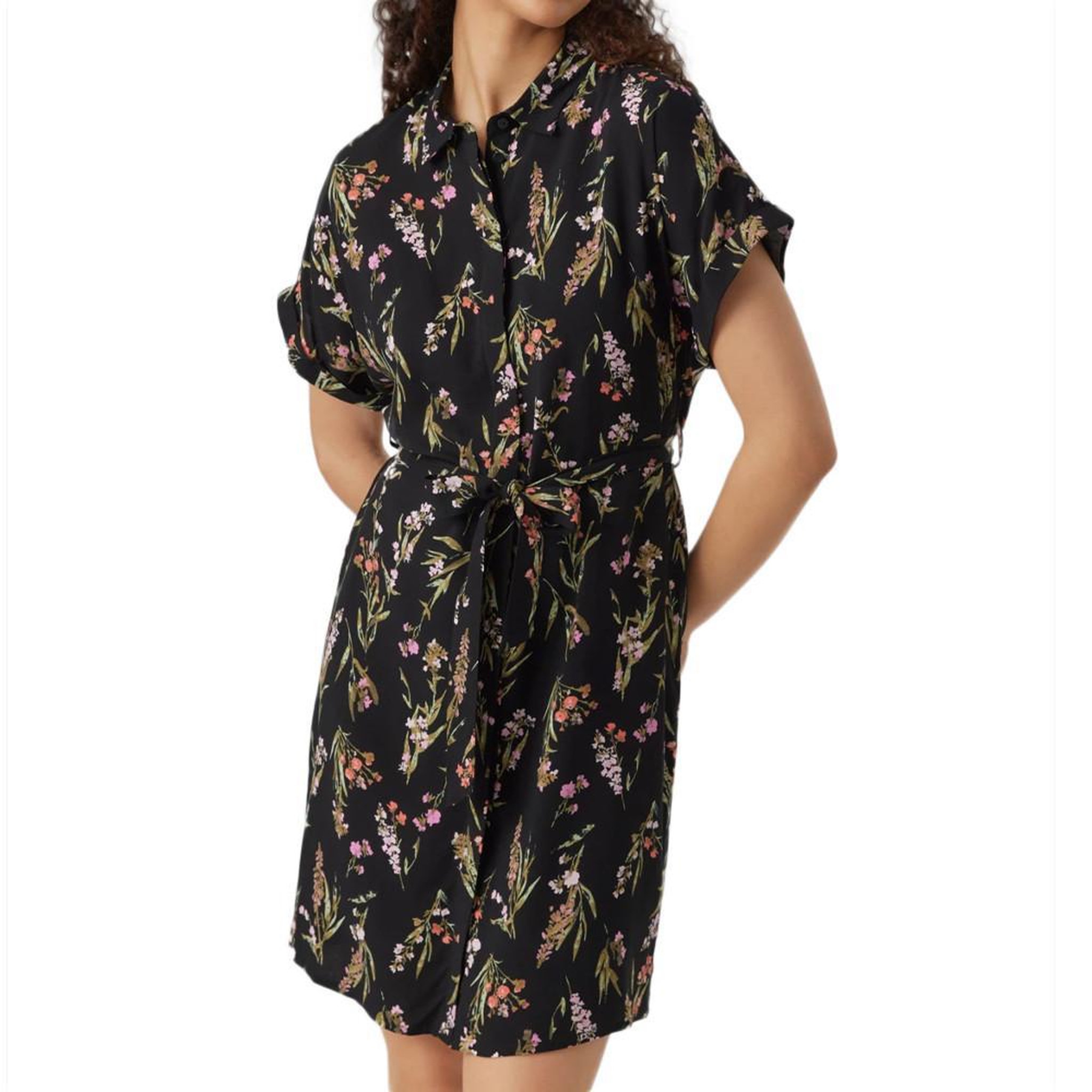 Vero Moda Robe Chemise e Femme Vero Moda Easy. Coloris disponibles : Noir