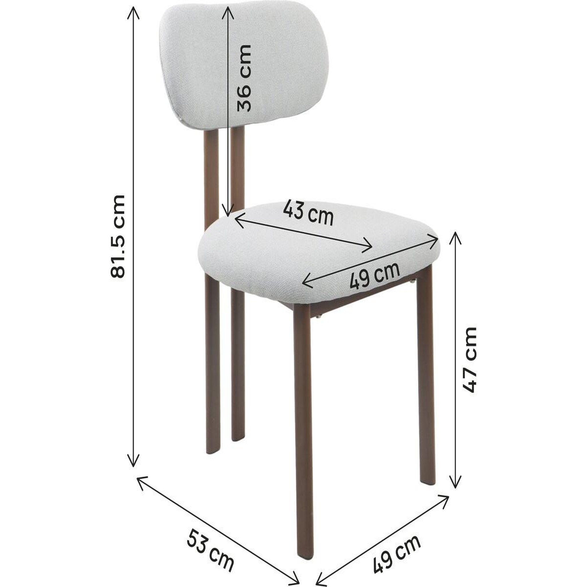 Voir la diapositive 3 : Habitat et Jardin Lot de 2 chaises de salle à manger imitation bois  veralia  - gris clair