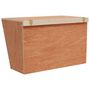 Voir la diapositive 5 : VIDAXL Mangeoire a foin pour lapins 37x18,5x23 cm bois massif sapin