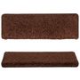 Voir la diapositive 4 : VIDAXL Tapis d'escalier 15 pcs 65x21x4 cm Marron