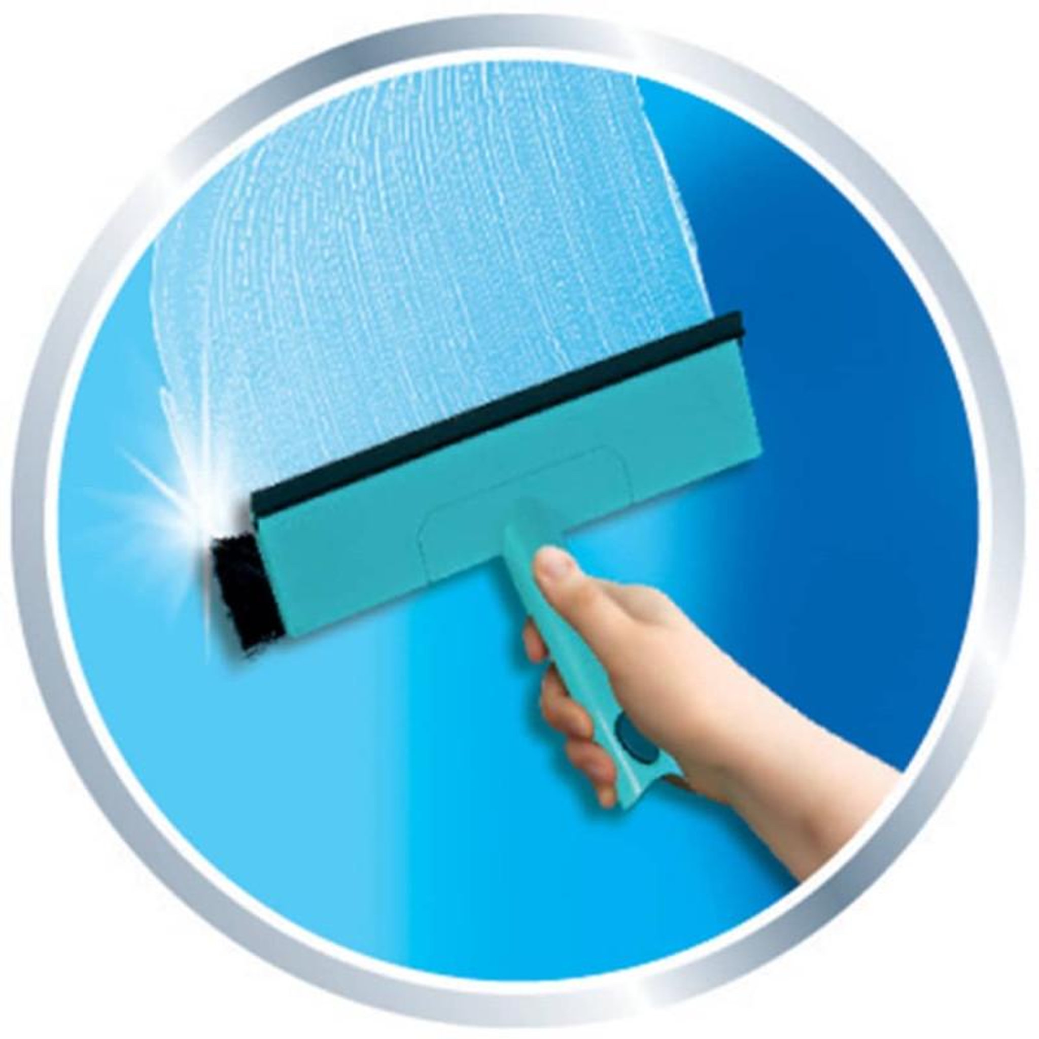 Voir la diapositive 3 : Leifheit Leifheit Brosse de nettoyage de vitres manche télescopique 28 cm 51104