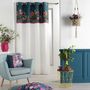 Voir la diapositive 2 : Douceur d'Intérieur Rideau à œillets 140x240 uni avec top Exotic Paradise