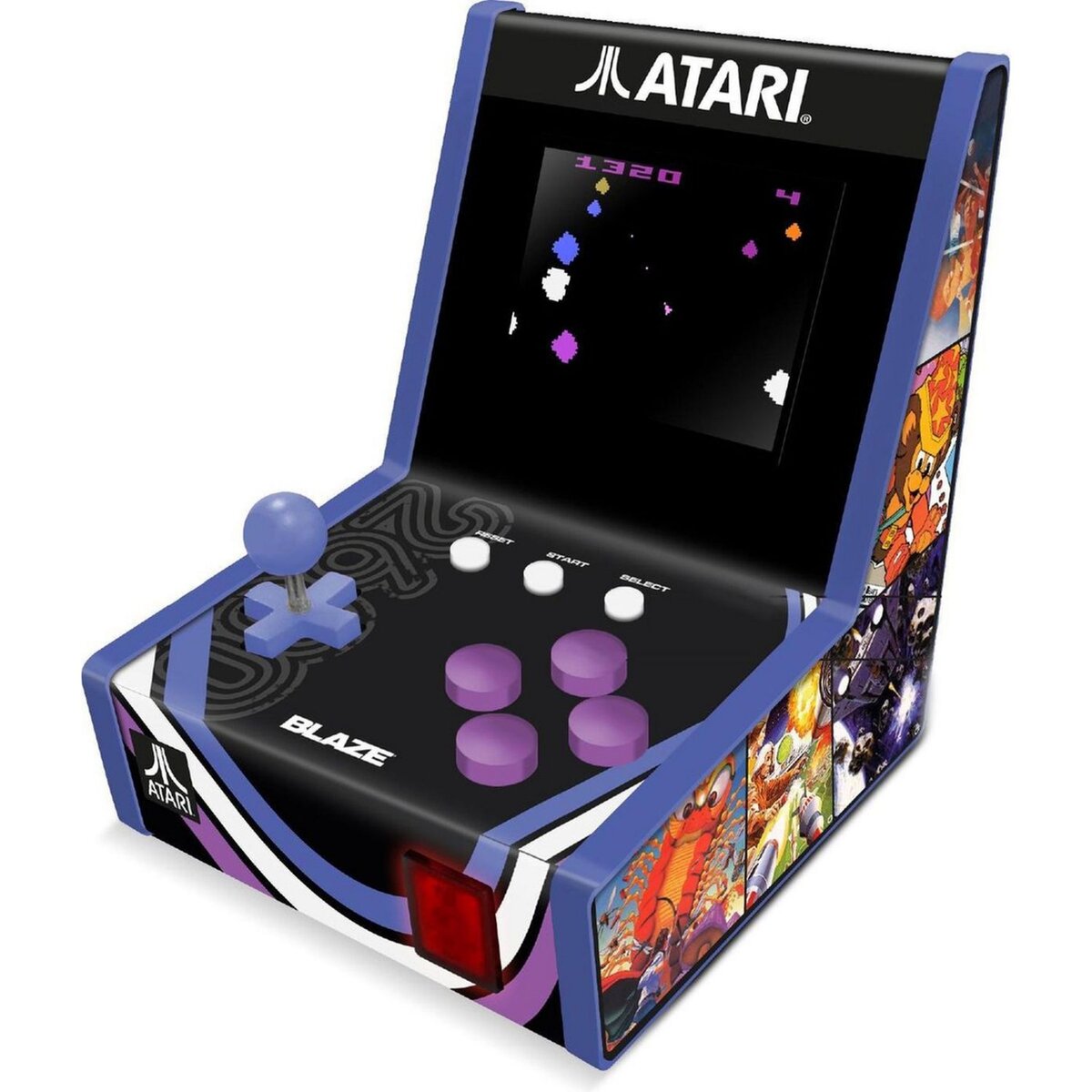 Console Rétro Atari Mini Arcade 5 Jeux Astéroids