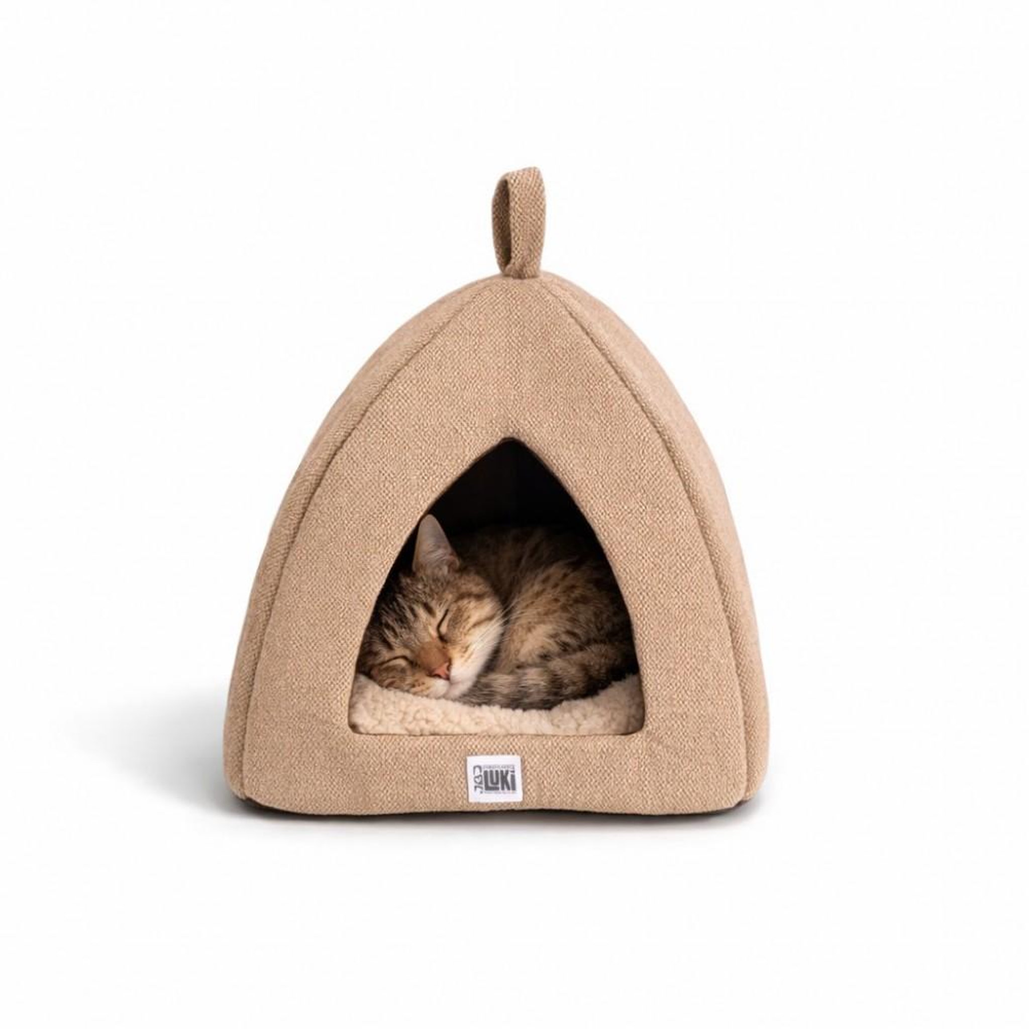 MON AMI LUKI Refuge antidérapant tissus coussin mouton pour chien et chat. Coloris disponibles : Beige