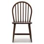 Voir la diapositive 2 : VS VENTA-STOCK Pack 2 chaises Clarck Couleur Noyer, Bois Massif, 48 cm x 48 cm x 92 cm