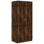 Voir la diapositive 2 : VIDAXL Garde-robe Chene fume 80x52x180 cm Bois d'ingenierie