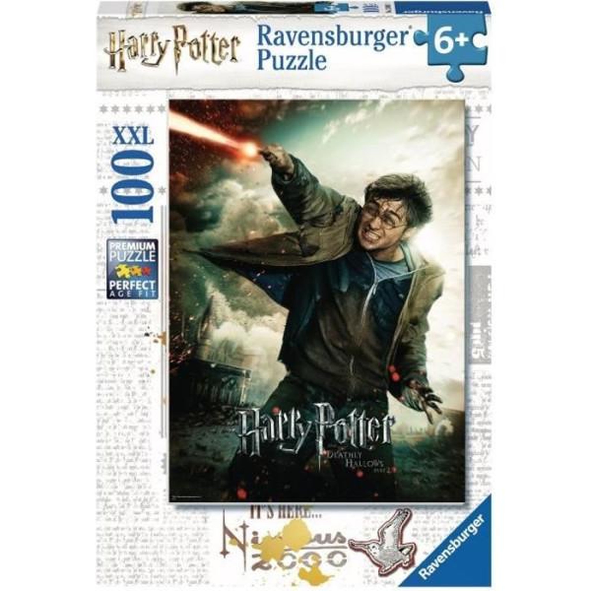 RAVENSBURGER Puzzle harry potter 100 pieces xxl - le monde fantastique d'harry potter - ravensburger