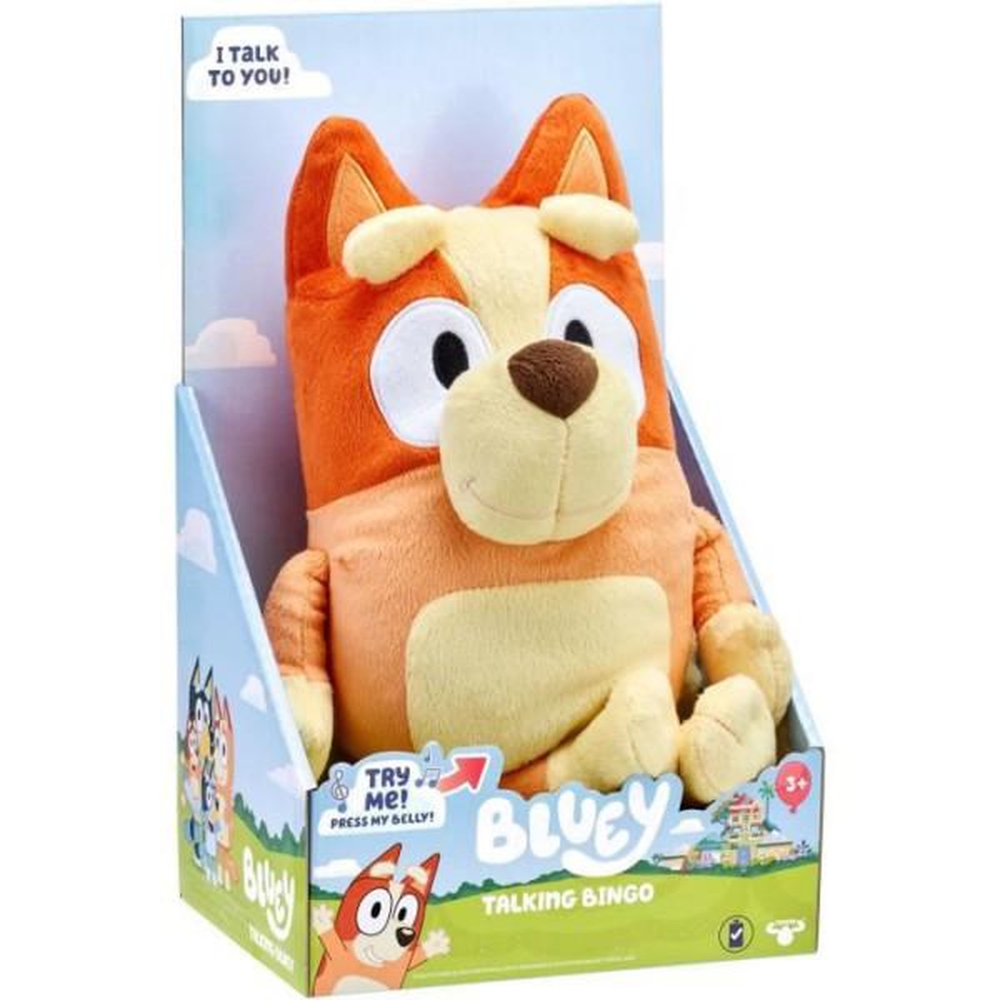 Voir la diapositive 2 : MOOSE TOYS Peluche Parlante 31cm Bingo MOOSE TOYS