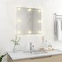 Voir la diapositive 3 : VIDAXL Miroir mural avec lampes LED Carre Verre