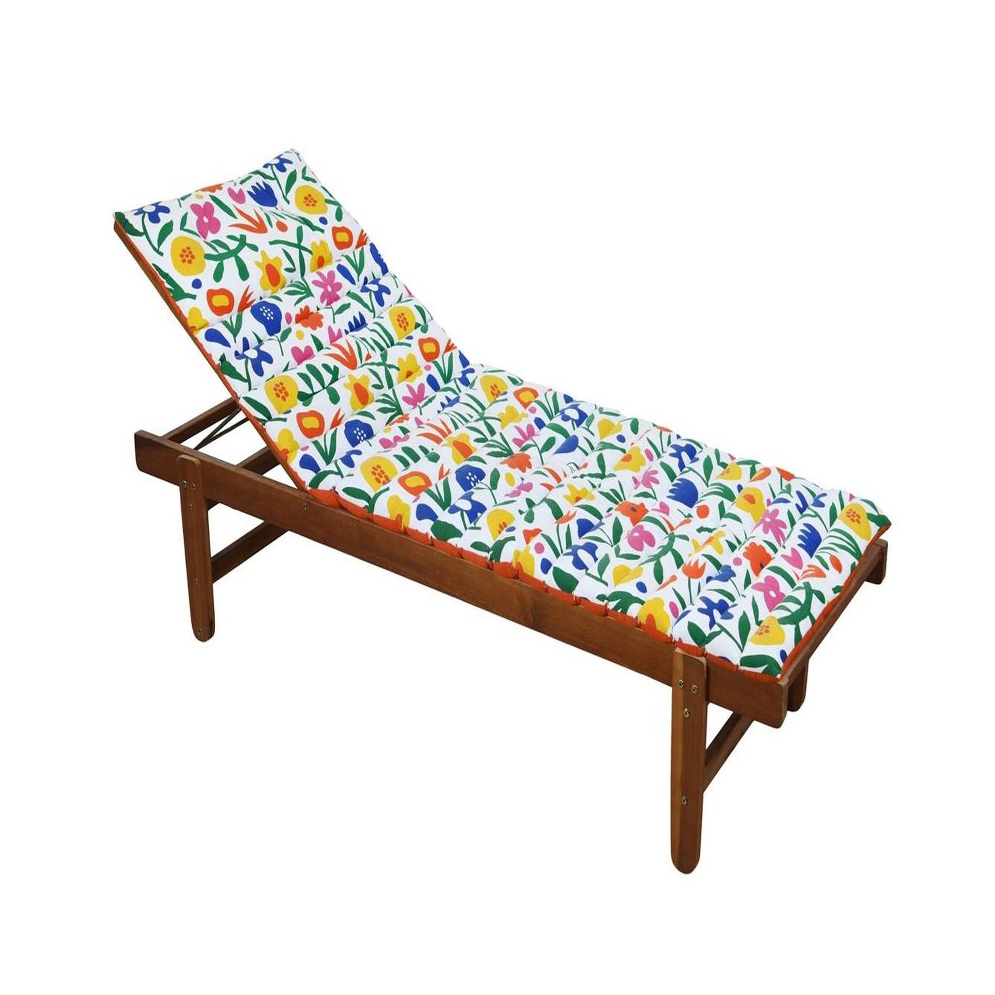 Eden Coussin de sol ou bain de soleil fleurs