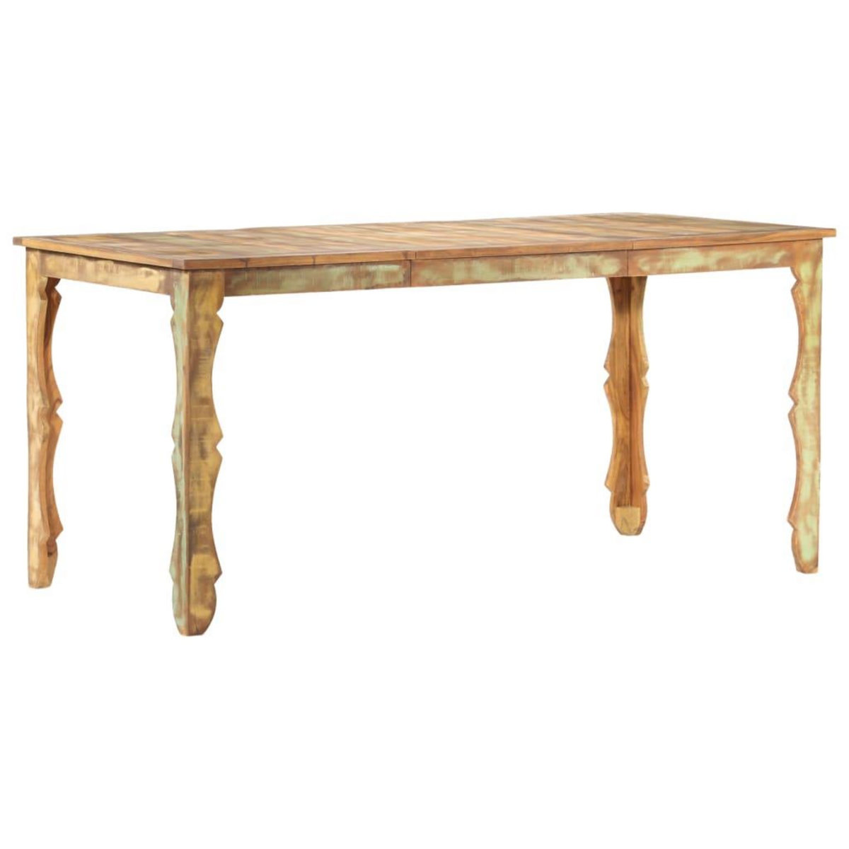 VIDAXL Table de salle a manger 160x80x76cm Bois de recuperation massif