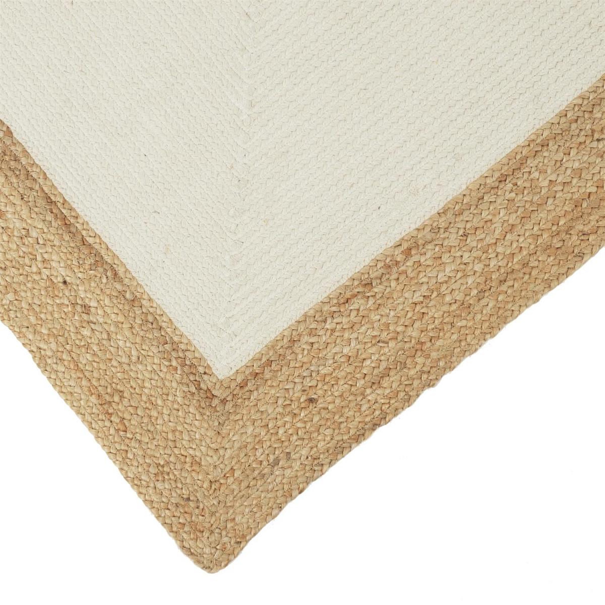 Voir la diapositive 3 : The Home Deco Factory Tapis déco en jute  rodame  120x170cm écru