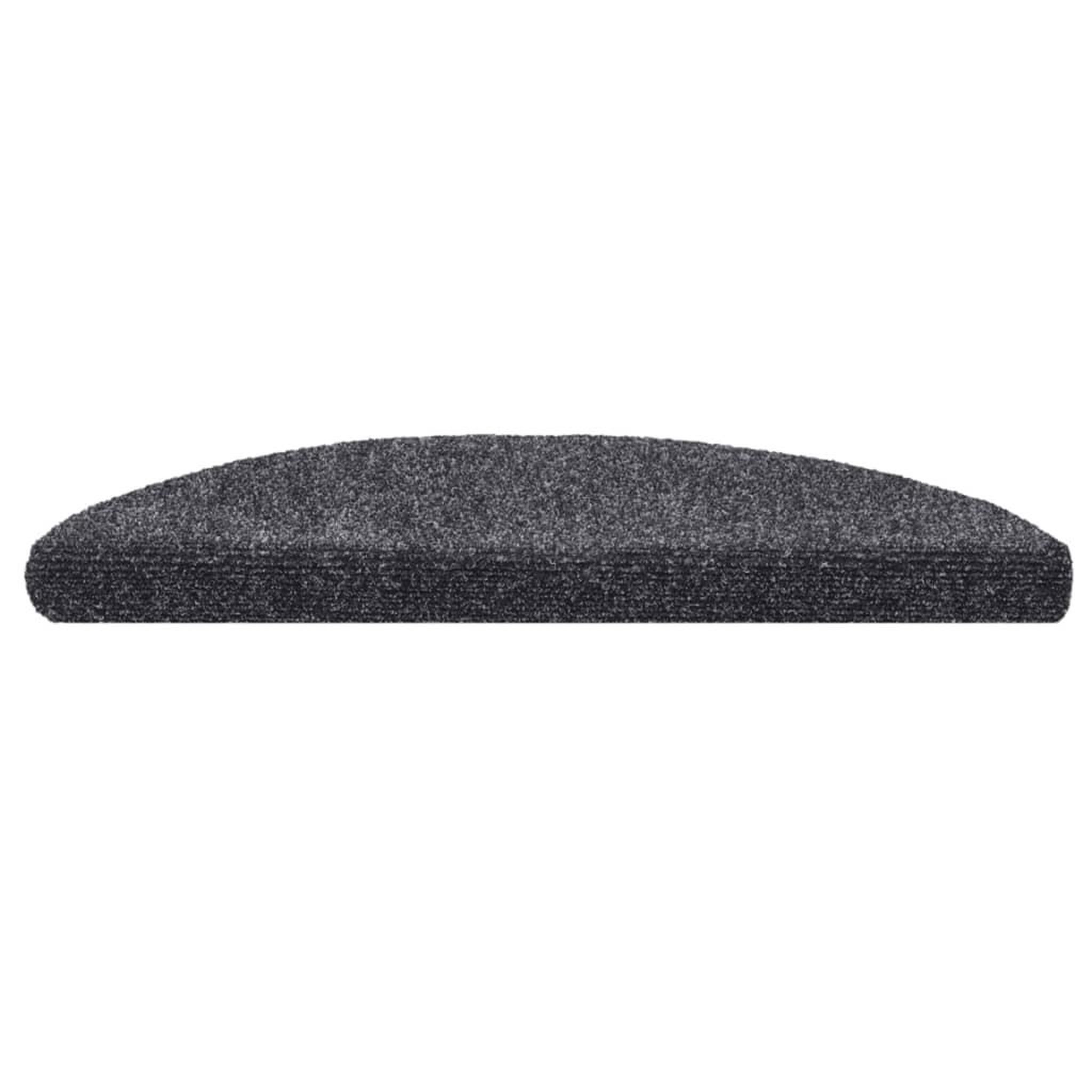 Voir la diapositive 4 : VIDAXL Tapis autoadhesifs de marches 5 pcs Gris fonce 56x17x3 cm