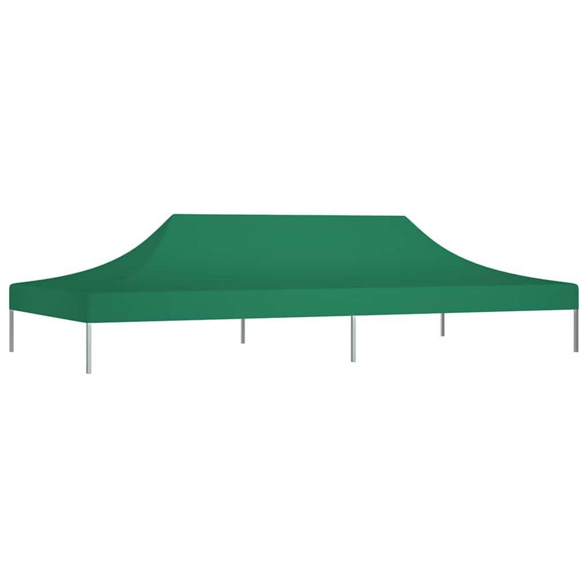VIDAXL Toit de tente de reception 6x3 m Vert 270 g/m^2