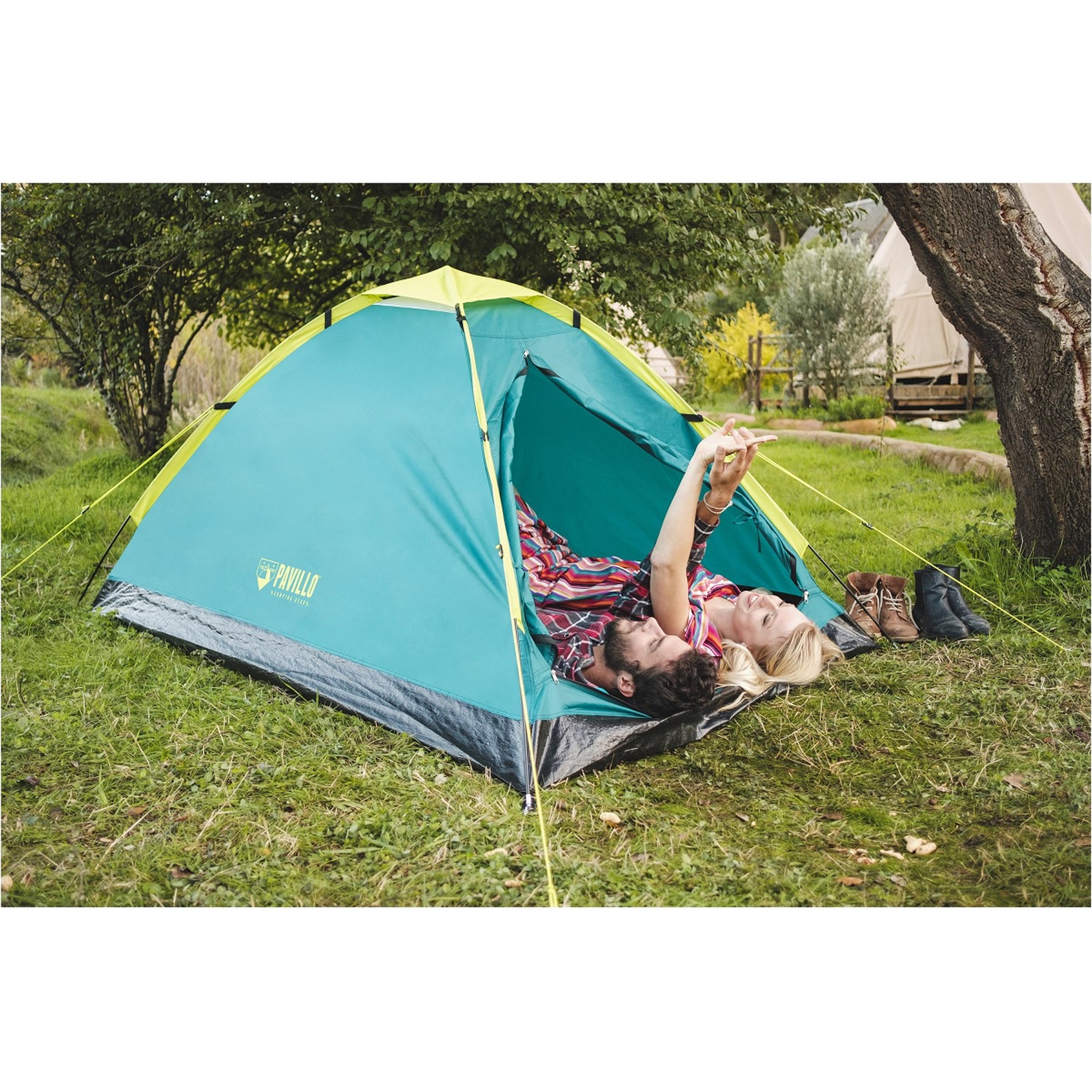 Voir la diapositive 4 : BESTWAY Tente de camping 2 places CoolDome 2 Pavillo&trade; 145 x 205 x 100 cm
