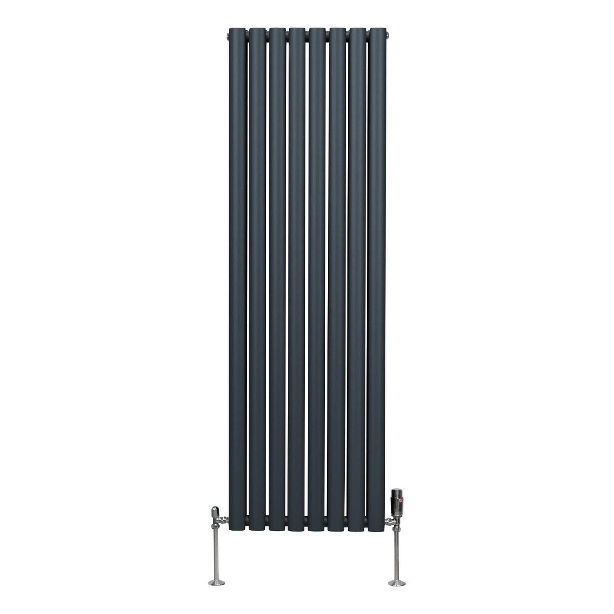 Voir la diapositive 2 : MONSTERSHOP Radiateur à colonnes ovales & robinet, 2 panneaux - 1600 x 480 mm