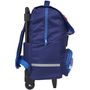 Voir la diapositive 3 : AUCHAN Sac à dos à roulettes bleu Urban Shark