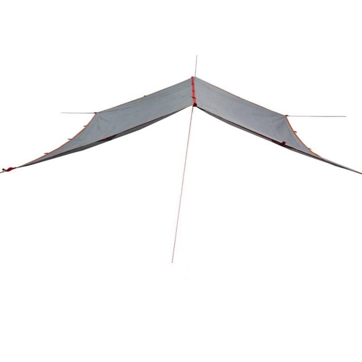 VIDAXL Bâche de camping gris et orange 300x294 cm imperméable