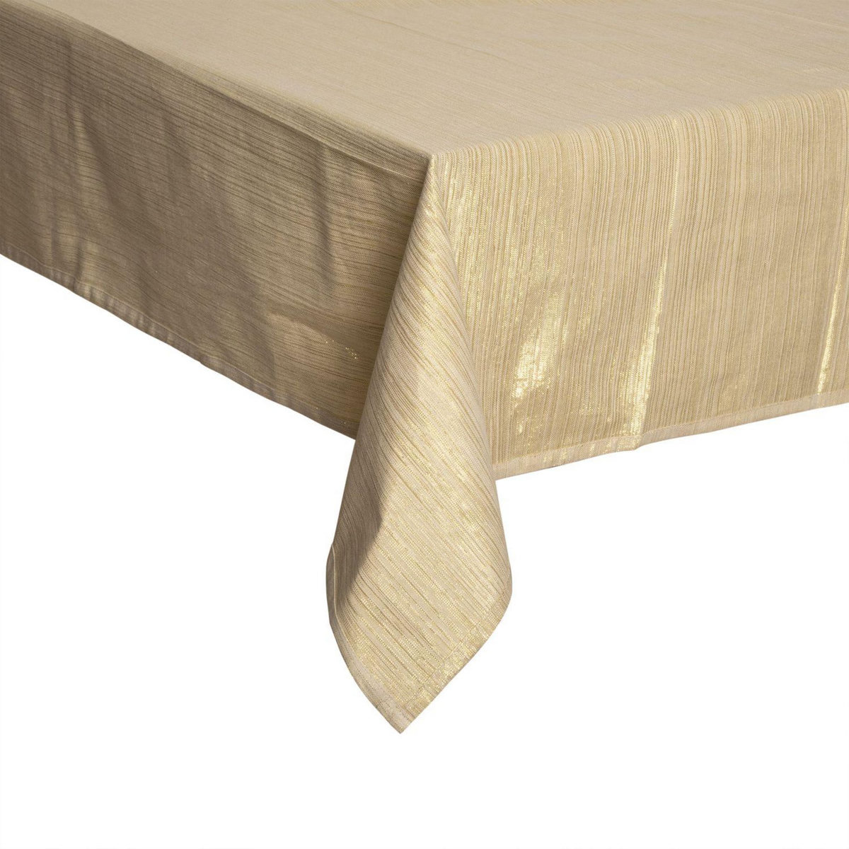 FEERIC LIGHT & CHRISTMAS Nappe de Noël lurex Jeanne - L. 360 x l. 140 cm - Doré