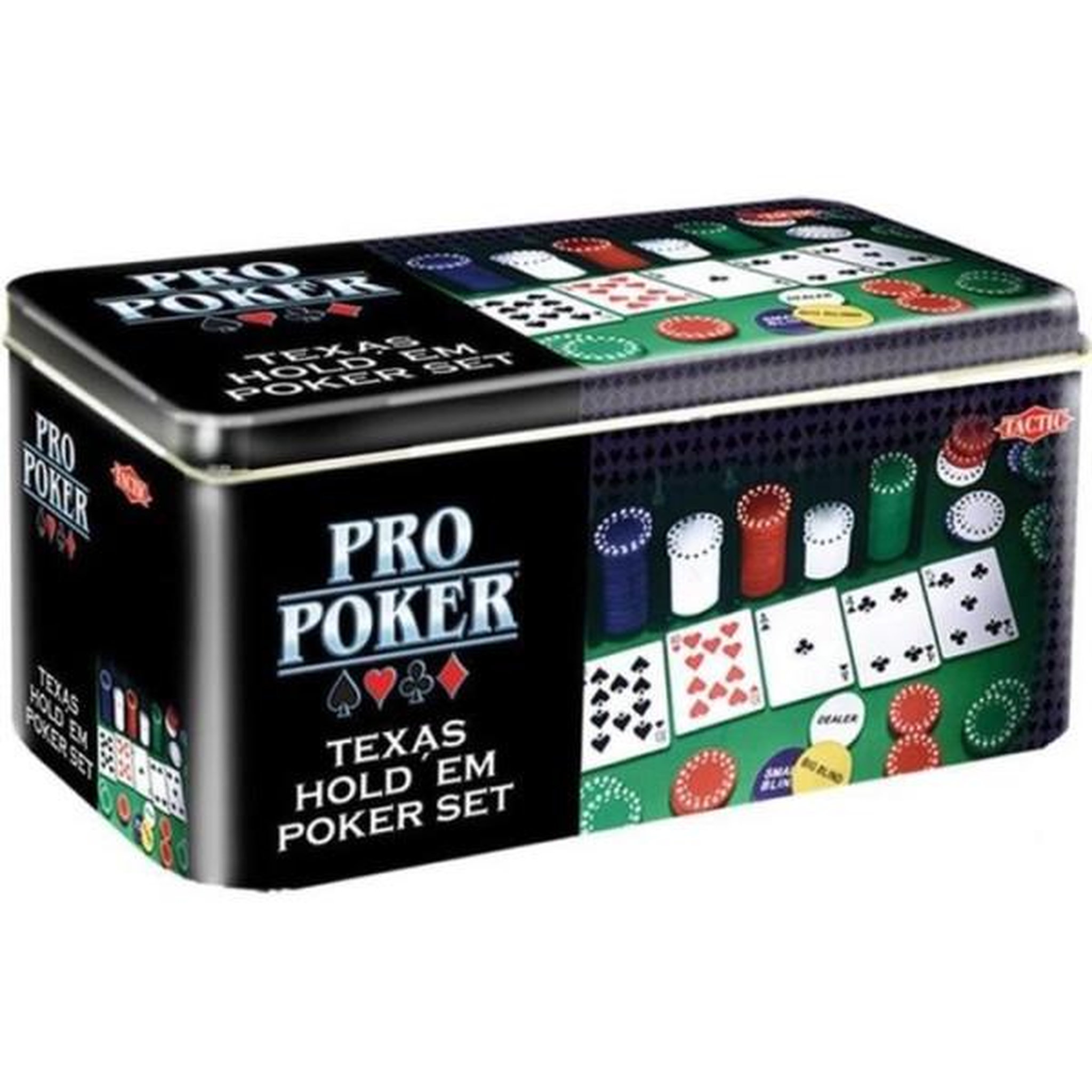 Tactic Coffret métal propoker - tactic - jeu de carte - mixte - 60 min - a partir de 11 ans
