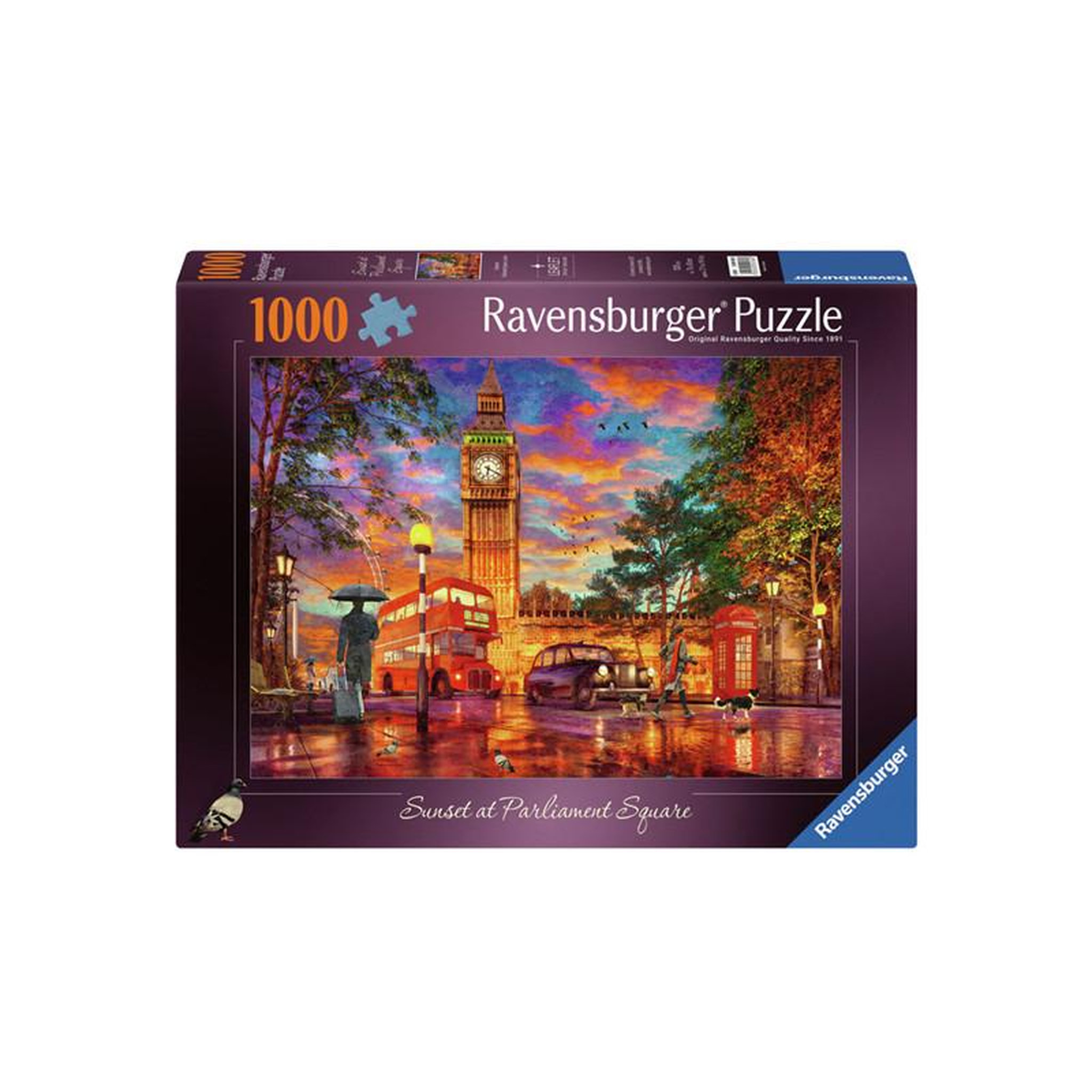 RAVENSBURGER Ravensburger - Jigsaw Puzzle Sunset On Parliament Square, London, 1000pcs 120001843