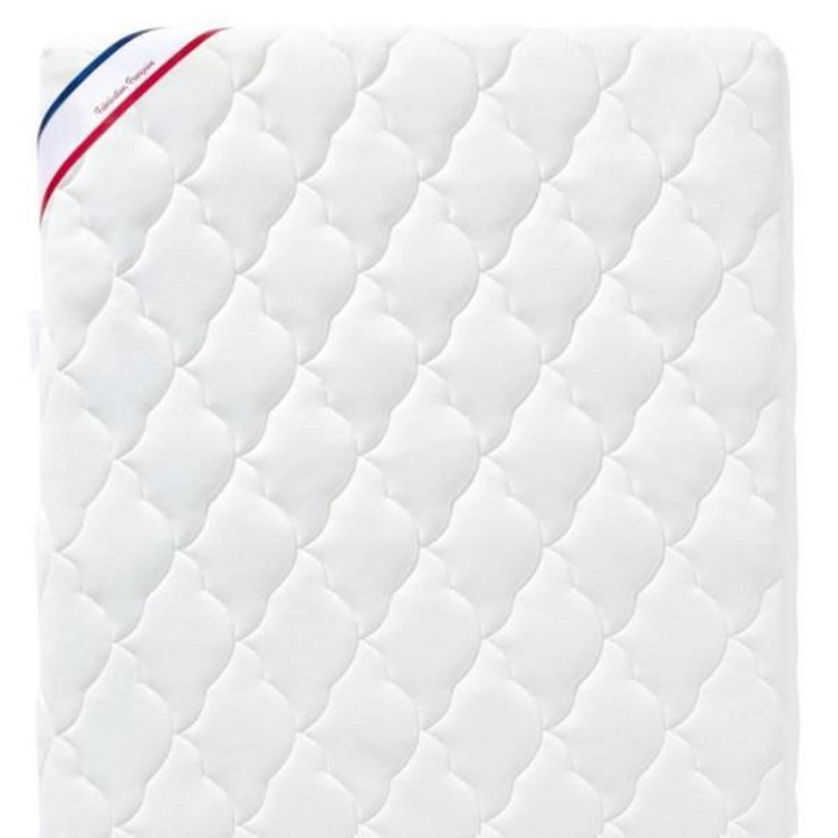 P'TIT LIT Matelas Bébé Bamboo - 60x120x10 cm - Viscose Douce - Déhoussable - Sans traitement chimique