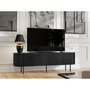 Voir la diapositive 3 : BEST MOBILIER Thio - meuble tv - noir - 180 cm