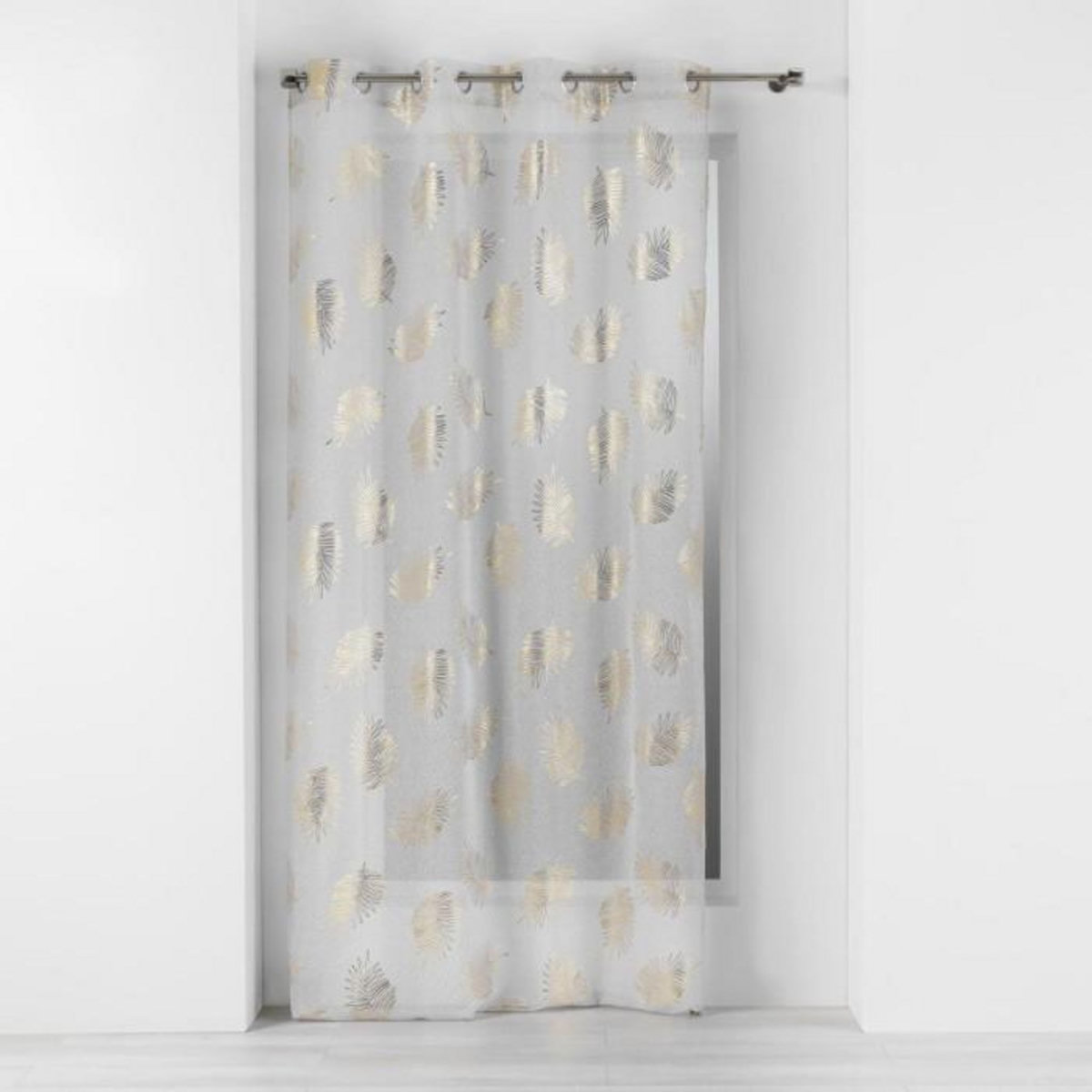 Paris Prix Rideau Voilage  Sunny Gold  140x280cm Or