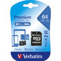 Voir la diapositive 2 : Verbatim Carte Mémoire MicroSD Verbatim Premium 64 Go Classe 10