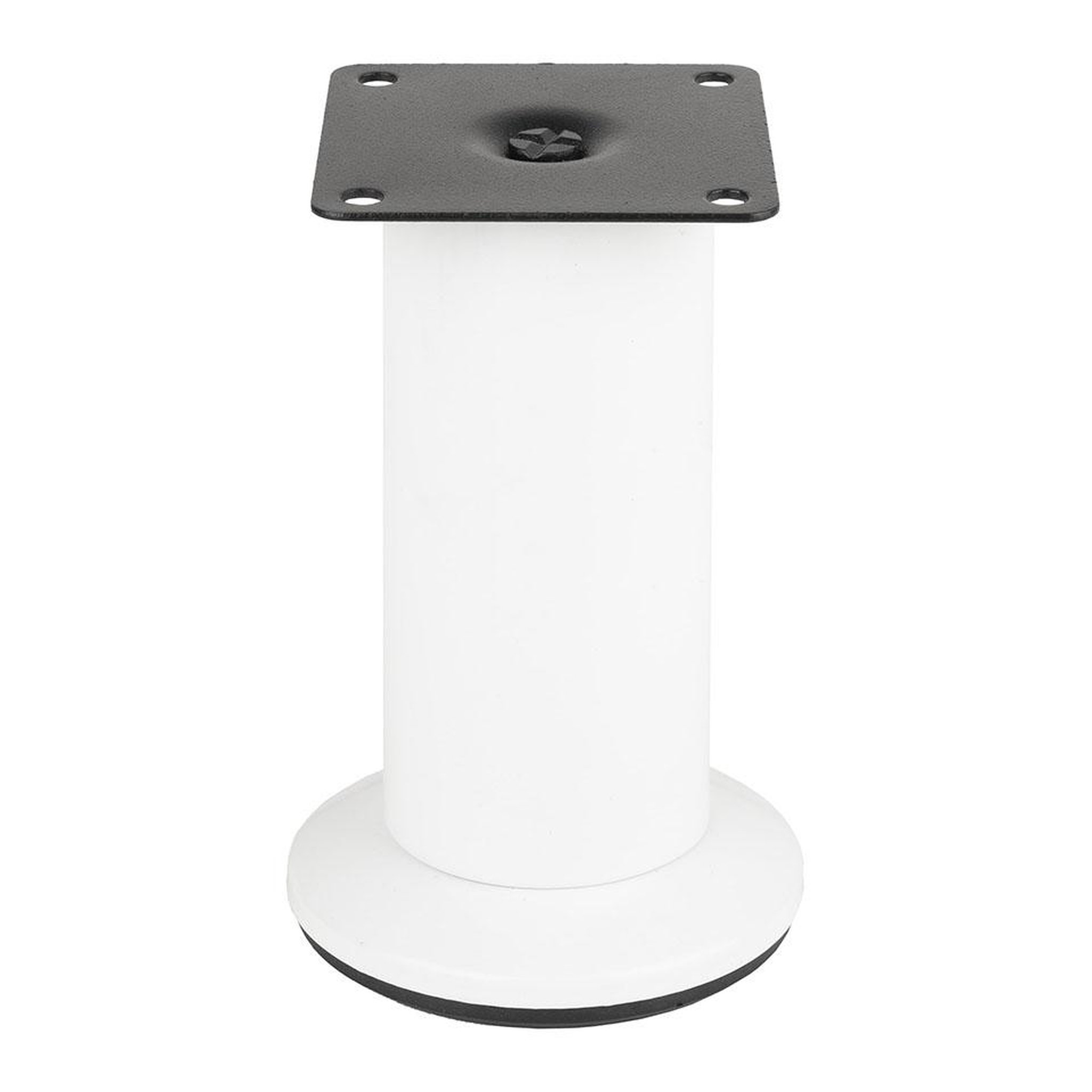 CENTRALE BRICO Pied de meuble fs001 100 mm réglable blanc brillant