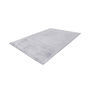 Voir la diapositive 2 : Paris Prix Tapis à Poils Longs Uni  Saika  Gris & Blanc