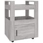 Voir la diapositive 2 : VIDAXL Chariot de cuisine Sonoma gris 60x45x80 cm Bois d'ingenierie